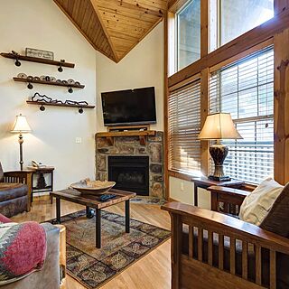 Lodges at Fox Hollow — Living Area