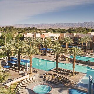Marriott's Shadow Ridge II - The Enclaves — Pool Area With Umbrellas and Loungers
