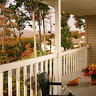 Vacation Village in the Berkshires — Sample Balcony