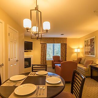 Vacation Village in the Berkshires — Sample Living Area