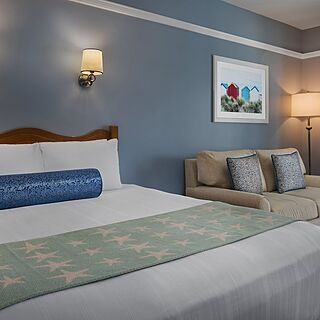 Disney's Beach Club Villas — Sample studio unit (second bedroom in two-bedroom lock-offs)