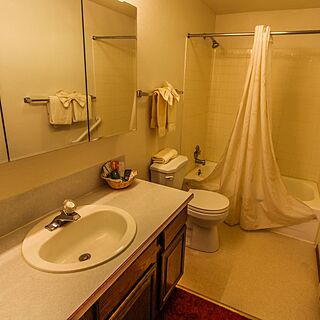 Timbers at Island Park Village Resort — Bathroom