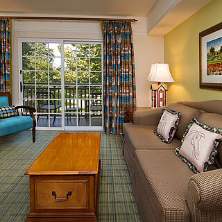 Disney's Saratoga Springs Resort & Spa — Sample unit living area