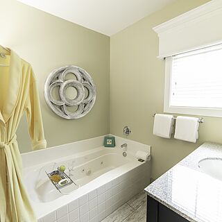 The Townes at King's Creek Plantation — Sample Bathroom