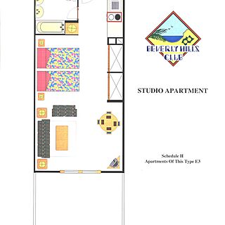 Beverly Hills Club — Typical floor plan
