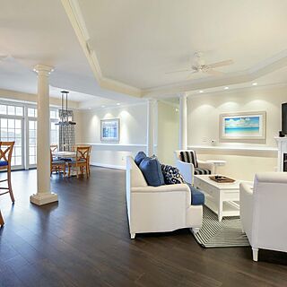 Waterside Resort — Sample two-bedroom unit living area