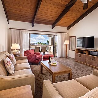 Kona Coast Resort — Sample Living Area