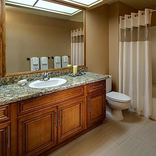 Hyatt Vacation Club at Desert Oasis — Sample Bathroom
