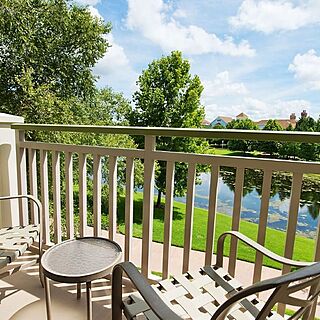 Disney's Saratoga Springs Resort & Spa — Sample Balcony