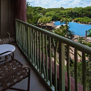 Disney's Animal Kingdom Villas - Jambo House — Sample Balcony
