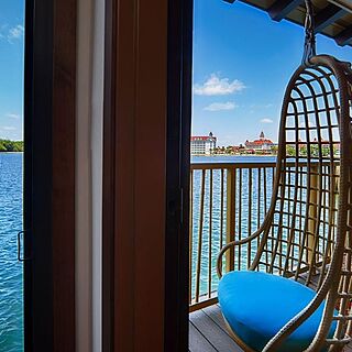 Disney's Polynesian Villas & Bungalows — Sample Bungalow Balcony