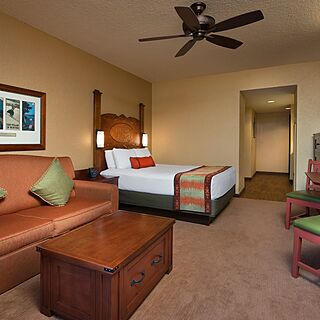 Boulder Ridge Villas at Disney's Wilderness Lodge — Sample Studio Unit; Second bedroom in two-bedroom lockoff villas.