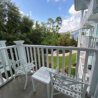 Disney's Beach Club Villas — Sample Deluxe Studio Unit Balcony