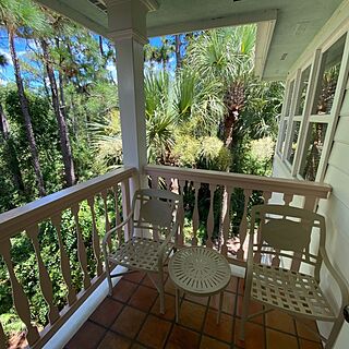 Disney's Old Key West Resort — Sample Deluxe Studio Balcony