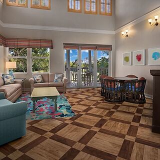 Disney's Old Key West Resort — Sample Grand Villa Living Area