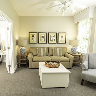 The Townes at King's Creek Plantation — Sample Living Area