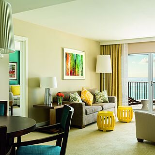 The Ritz-Carlton, Aruba — Sample Living Area