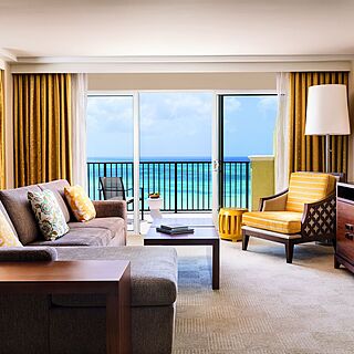 The Ritz-Carlton, Aruba — Sample Living Area
