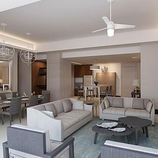 Grand Luxxe Spa Suites at Vidanta Nuevo Vallarta — Sample Living Area