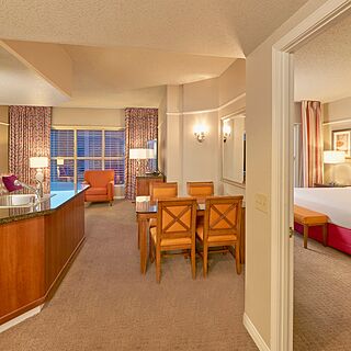 Hilton Grand Vacations at the Flamingo — Sample Living Area