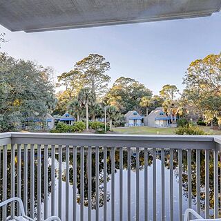 Ocean Cove Club at Palmetto Dunes &mdash; Sample Balcony
