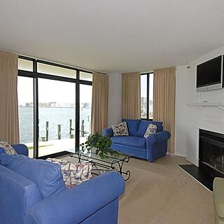 The Pointe on the Bay — Sample Living Area
