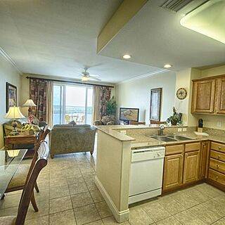 Blue Heron Beach Resort — Sample Living Area