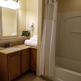 Blue Heron Beach Resort — Sample Bathroom