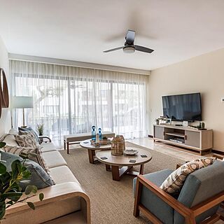 El Portillo Apartahotel — Sample Living Area
