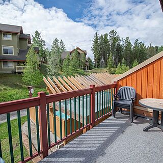 Panorama Vacation Retreat at Horsethief Lodge &mdash; Sample Balcony