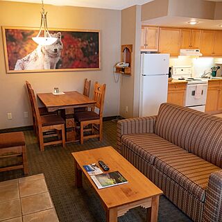 Banff Rocky Mountain Resort — Sample Living Area