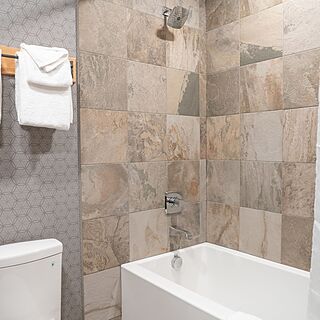 Banff Rocky Mountain Resort — Sample Bathroom