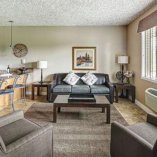 Bighorn Meadows on the Springs at Radium Golf Resort — Sample Living Area