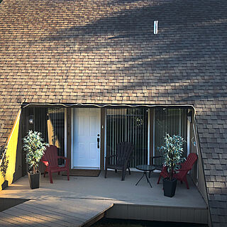 Chalets la Falaise — Sample Balcony