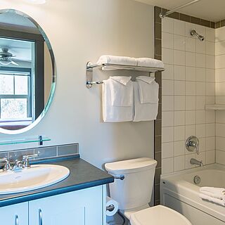 Destinations at Panorama Resort — Sample Bathroom