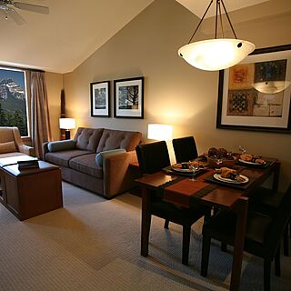 The Lodges at Canmore — Sample Living Area
