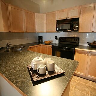 The Lodges at Canmore — Sample Kitchen