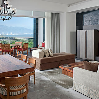 Grand Luxxe at Vidanta Nuevo Vallarta — Sample living area in some one- and two-bedroom units