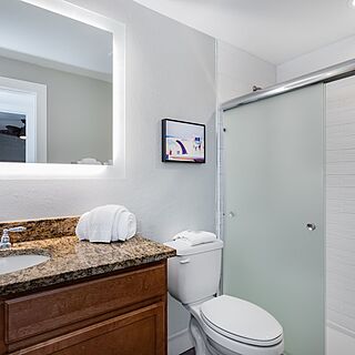 Coconut Palms II Beach Resort — Sample Bathroom