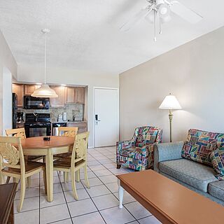 Coconut Palms II Beach Resort — Sample Living Area
