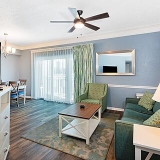 Coconut Palms II Beach Resort — Sample Living Area