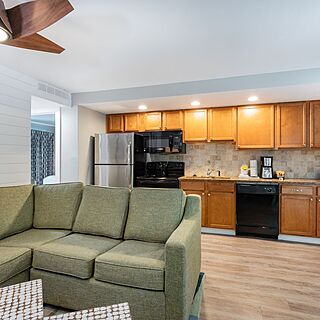 Coconut Palms II Beach Resort — Sample Living Area