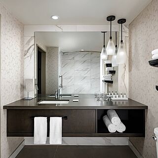 The Lodge at Kananaskis — Sample Bathroom