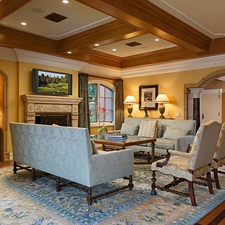 The Villas At The Grand Del Mar — Sample Living Area