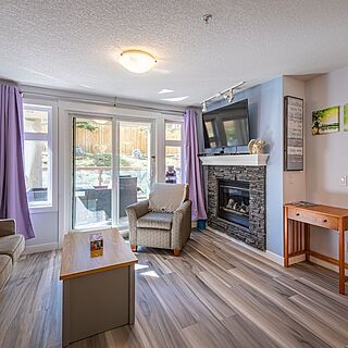WindTower Mountain Lodge — Sample Living Area