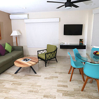 World International Vacation Club - Coral Mar — Sample Living Area