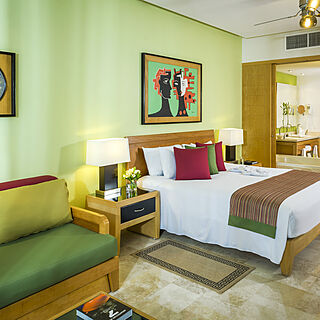 The Grand Mayan at Vidanta Riviera Maya — Grand Mayan Studio Master Room with Jacuzzi; second bedroom in two-bedroom suite