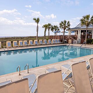 Marriott's SurfWatch &mdash; Pool With Shaded Loungers