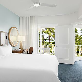 Marriott's SurfWatch — Sample Master Bedroom with Attached Balcony
