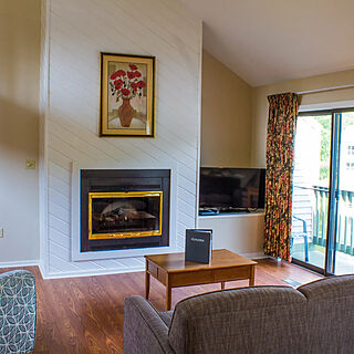 Pocono Mountain Villas — Two-bedroom villa living area